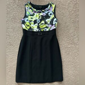 TAHARI Arthur S. Levine Women’s Sleeveless Dress with Abstract Print Size 14